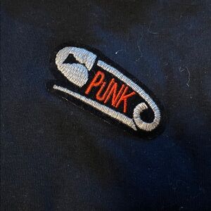 Black Kids Long Sleeve Punk T Shirt